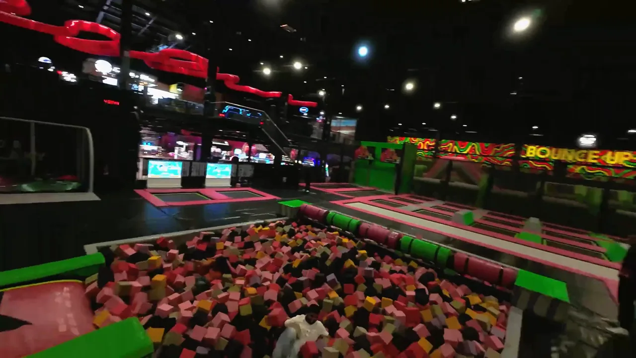 Inside the BounceUp Ahmedabad arena
